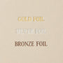 Bronze, Silver, Gold Personalisation