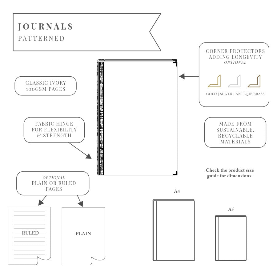 Patterned Wedding Journal