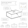 Faux Leather Keepsake Box