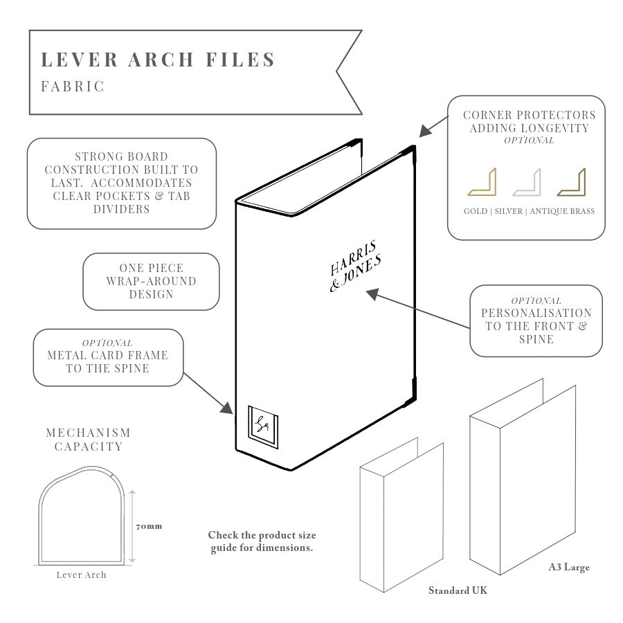 Fabric Lever Arch Files