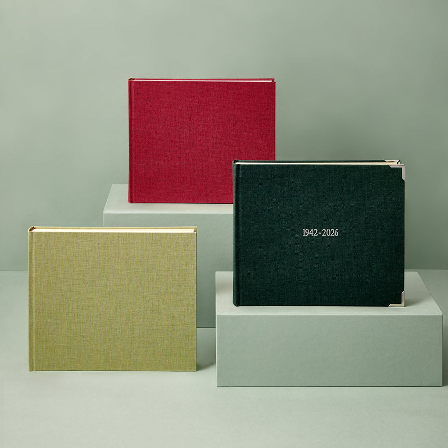 Fabric Memorial Guest Book