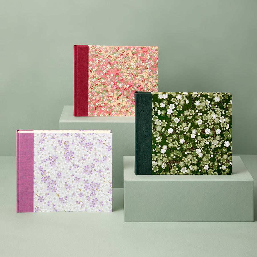 Patterned Memorial Guest Book