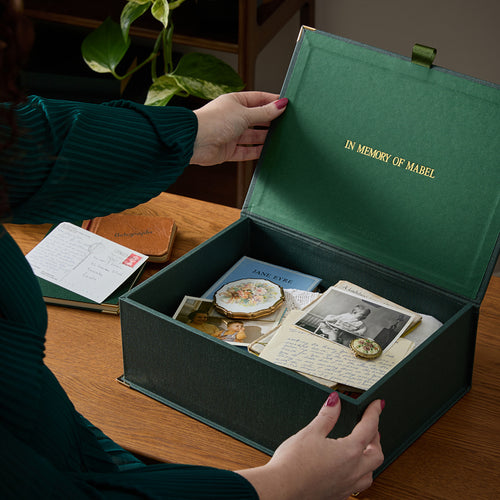 Fabric Memorial Keepsake Box