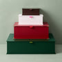 Faux Leather Memorial Keepsake Box