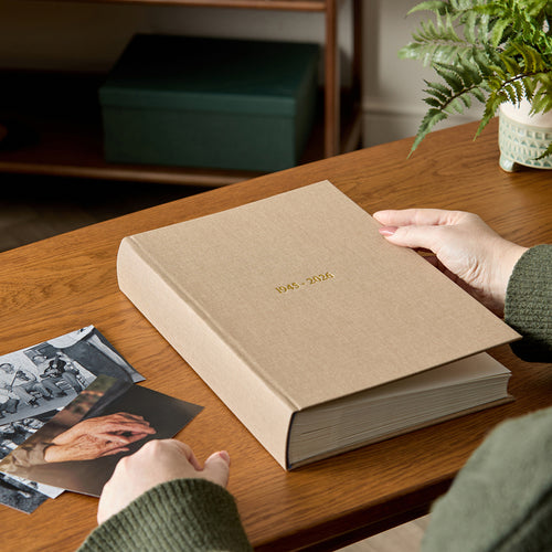 Fabric Memorial Slip-In Photo Album