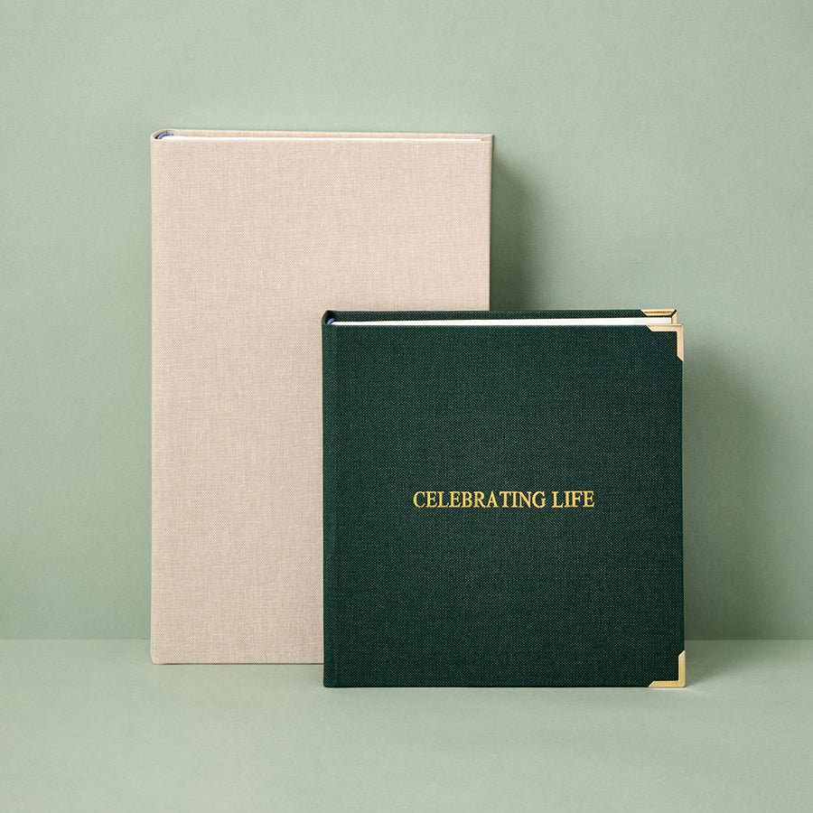 Fabric Memorial Slip-In Photo Album