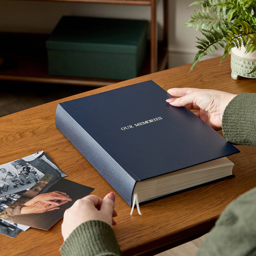 Faux Leather Memorial Slip-In Photo Album