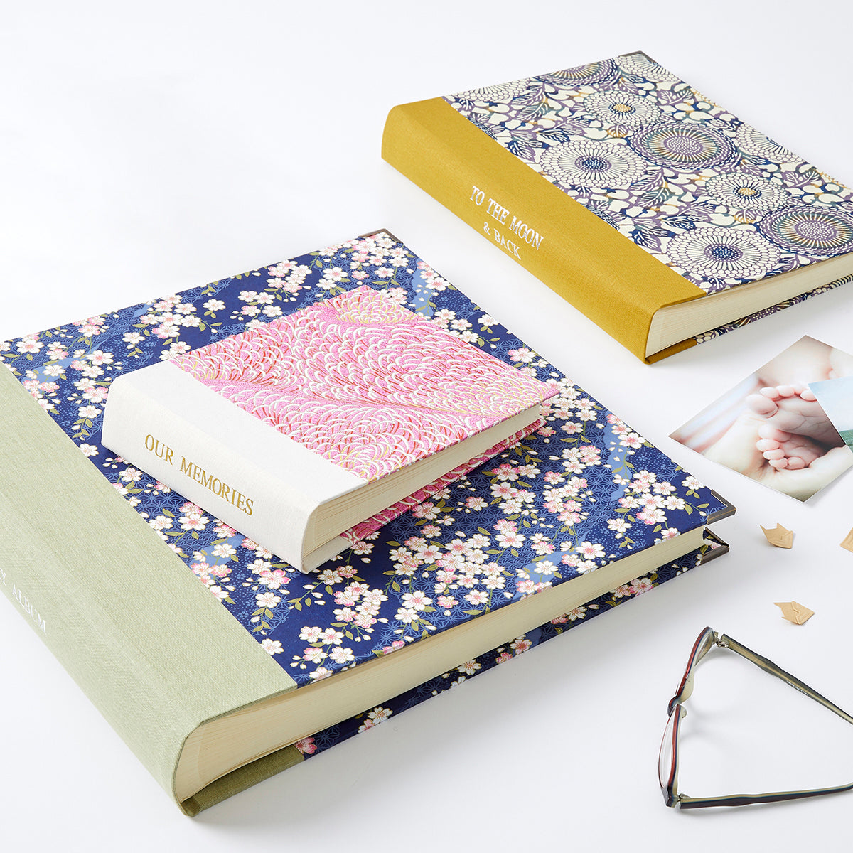 Patterned Photo Albums