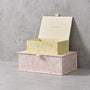 Patterned Baby Box