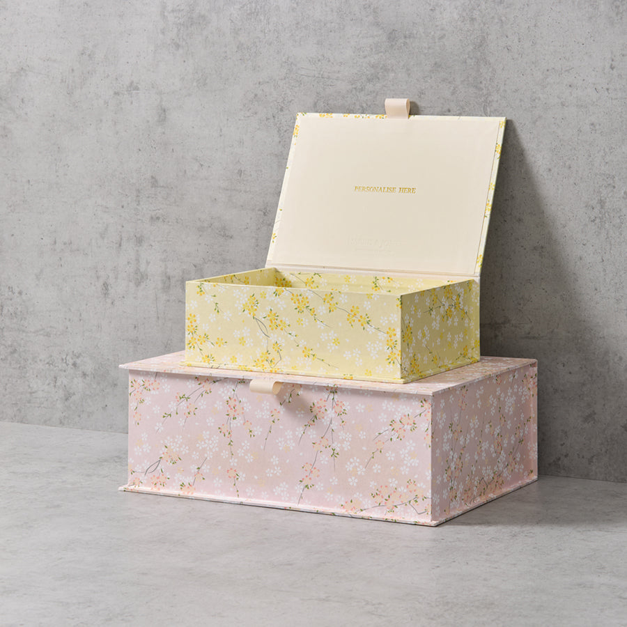 Patterned Baby Box