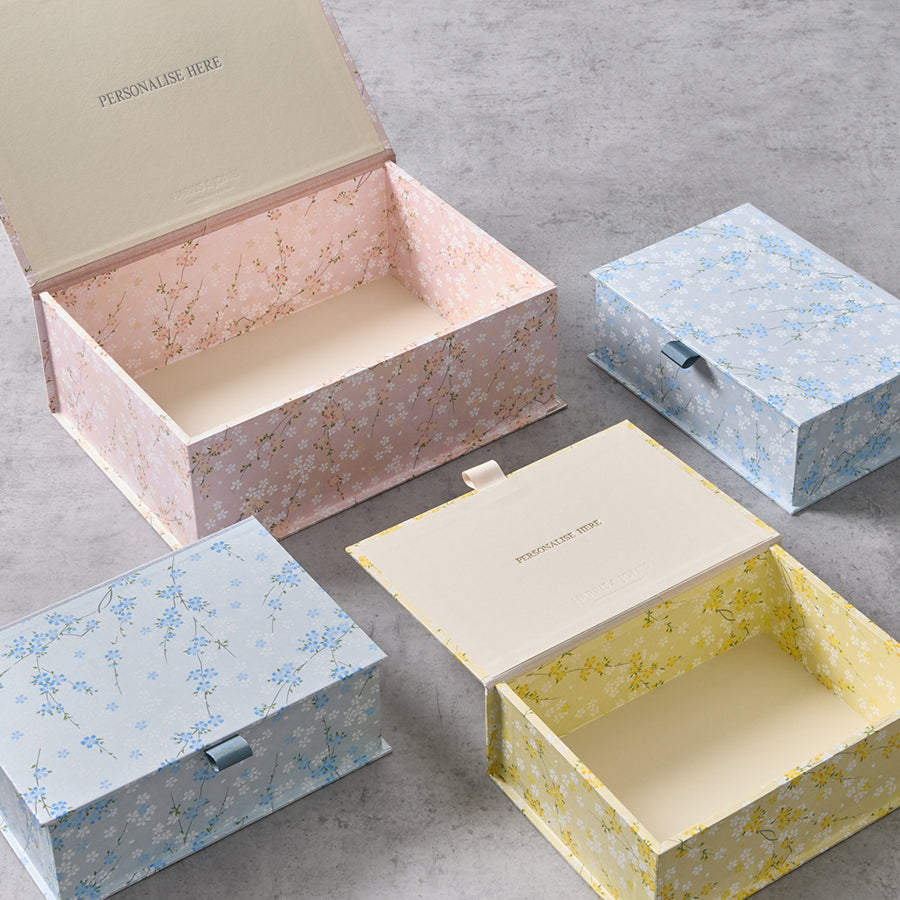 Patterned Baby Keepsake Box