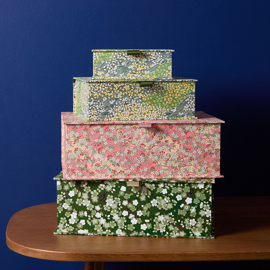 Patterned Boxes Patterned Keepsake Boxes l Pretty Floral Memory Boxes | Personalised ...