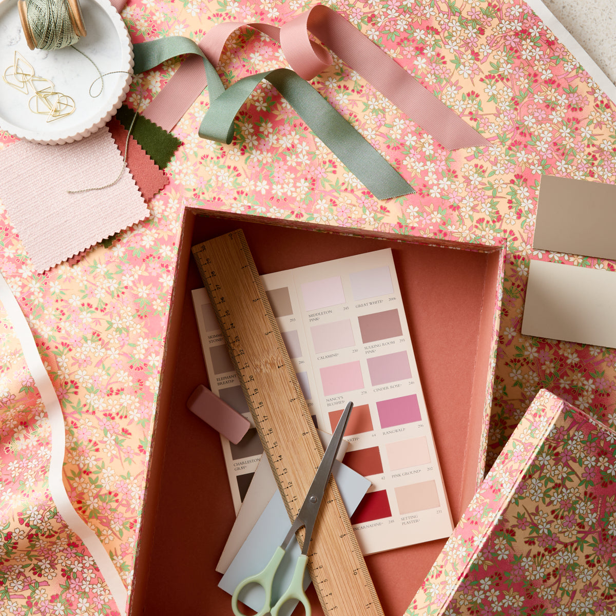 Patterned Storage Boxes