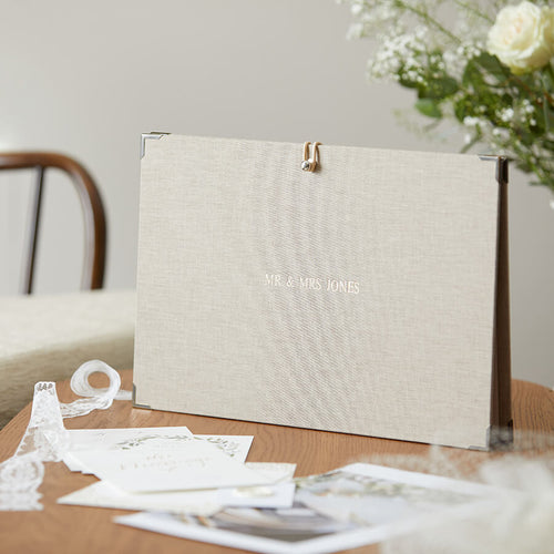 pretty personalised wedding organiser