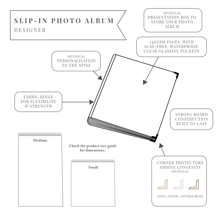 Slip-In Designer Photo Album