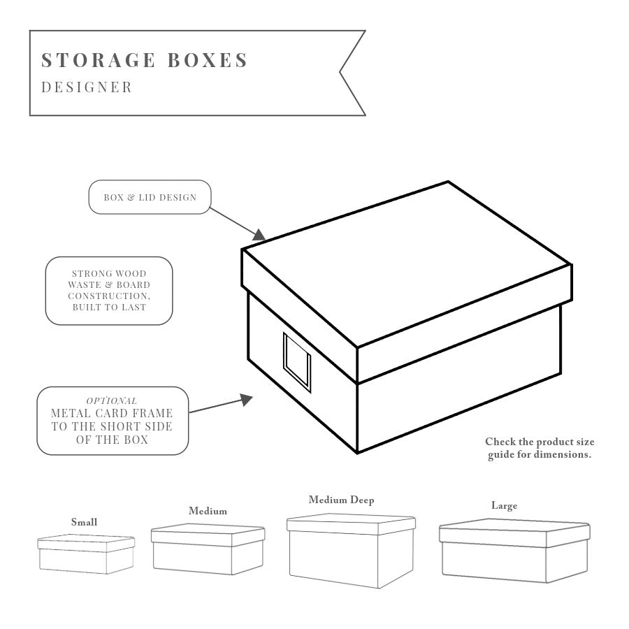Designer Storage Boxes