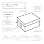 Faux Leather Storage Boxes