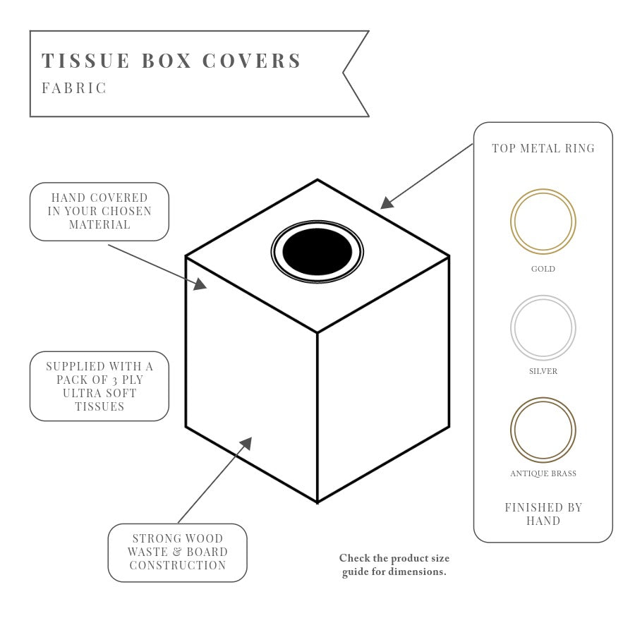 Fabric Tissue Boxes