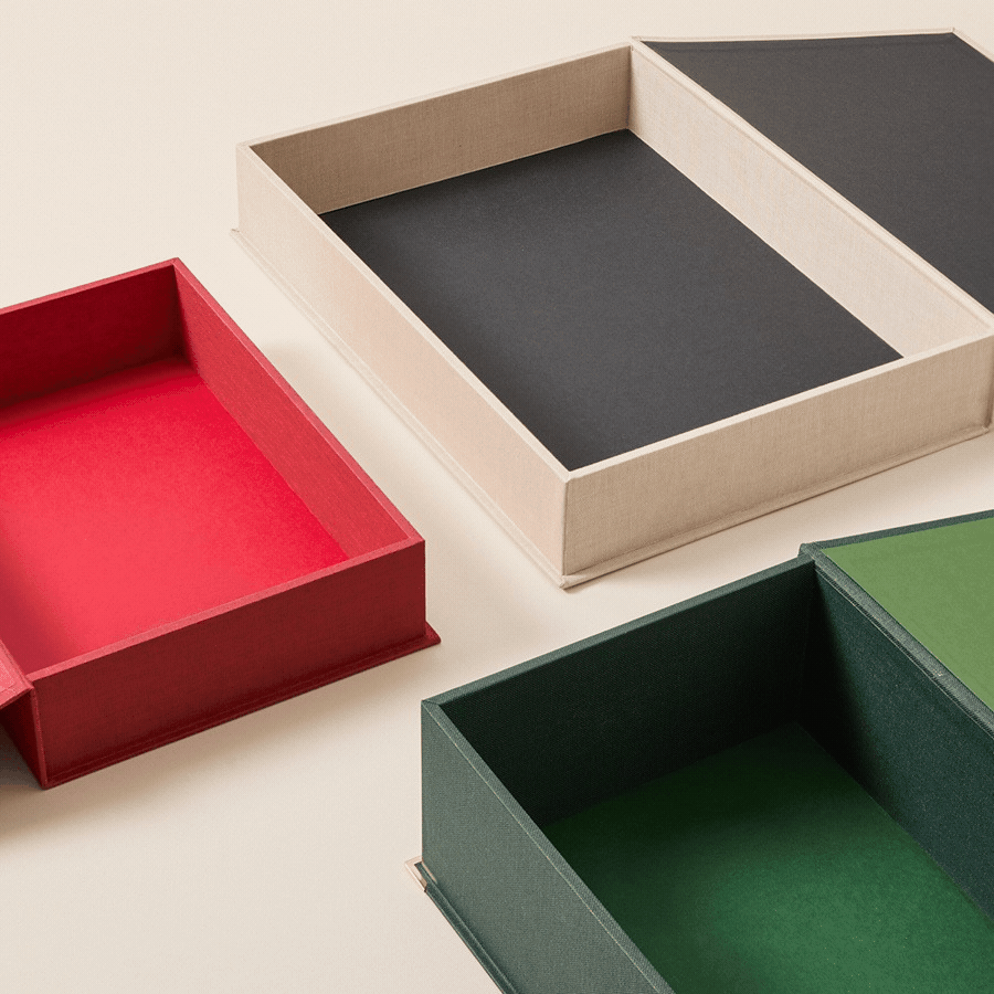Fabric Branded Document Box