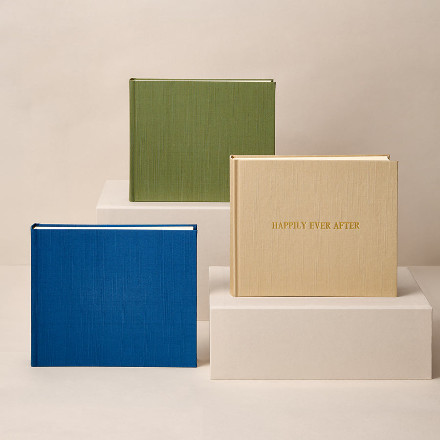 Silk Wedding Guest Book