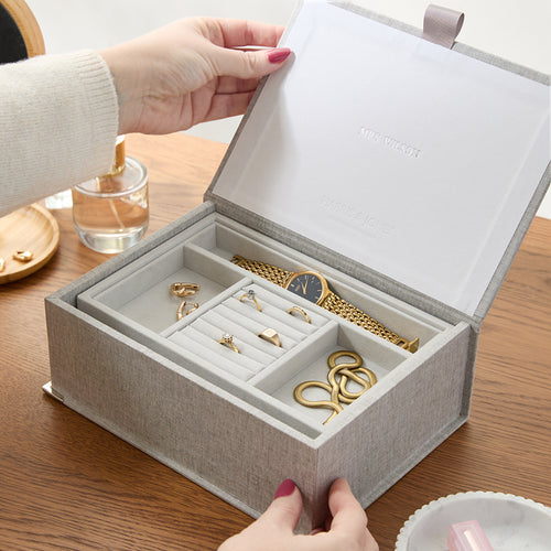 Fabric Wedding Jewellery Box
