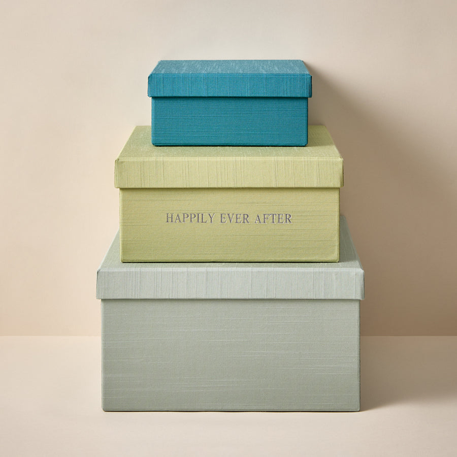 Silk Wedding Memory Box