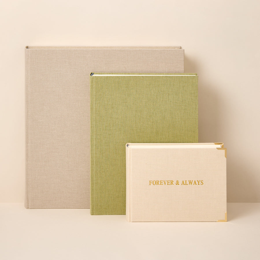 Fabric Wedding Traditional Photo Albums