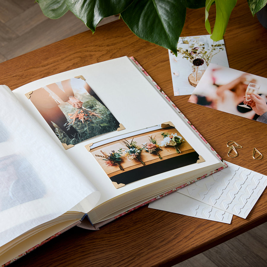 Patterned Wedding Traditional Photo Album