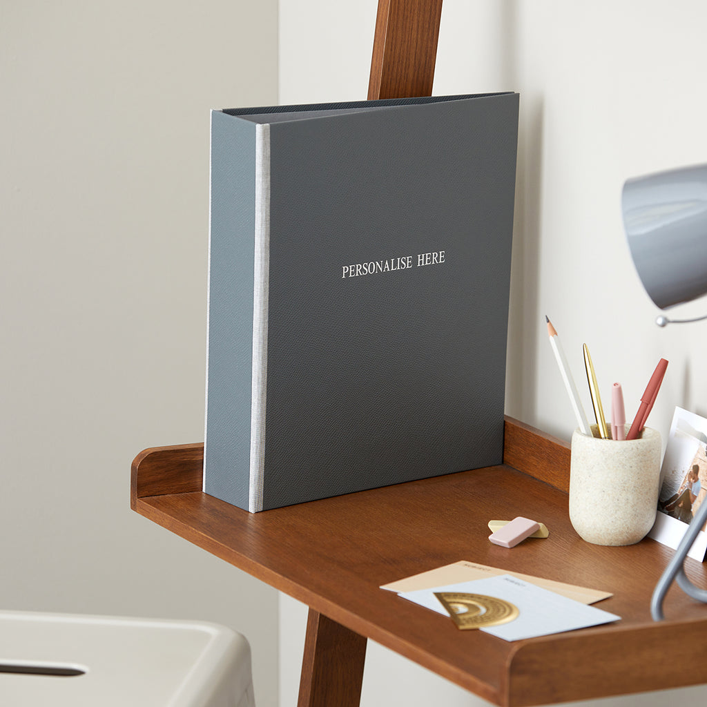 Arch File Custom Design Faux Leather Lever Arch Files l Personalise Yours | HARRIS & JONES LTD