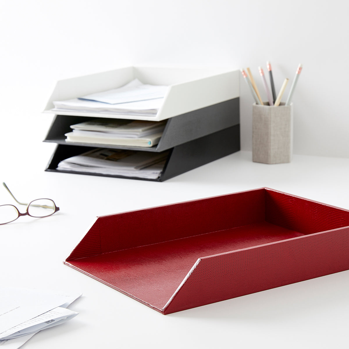 Stackable Letter Trays | Pretty Document Mail Trays | HARRIS & JONES LTD