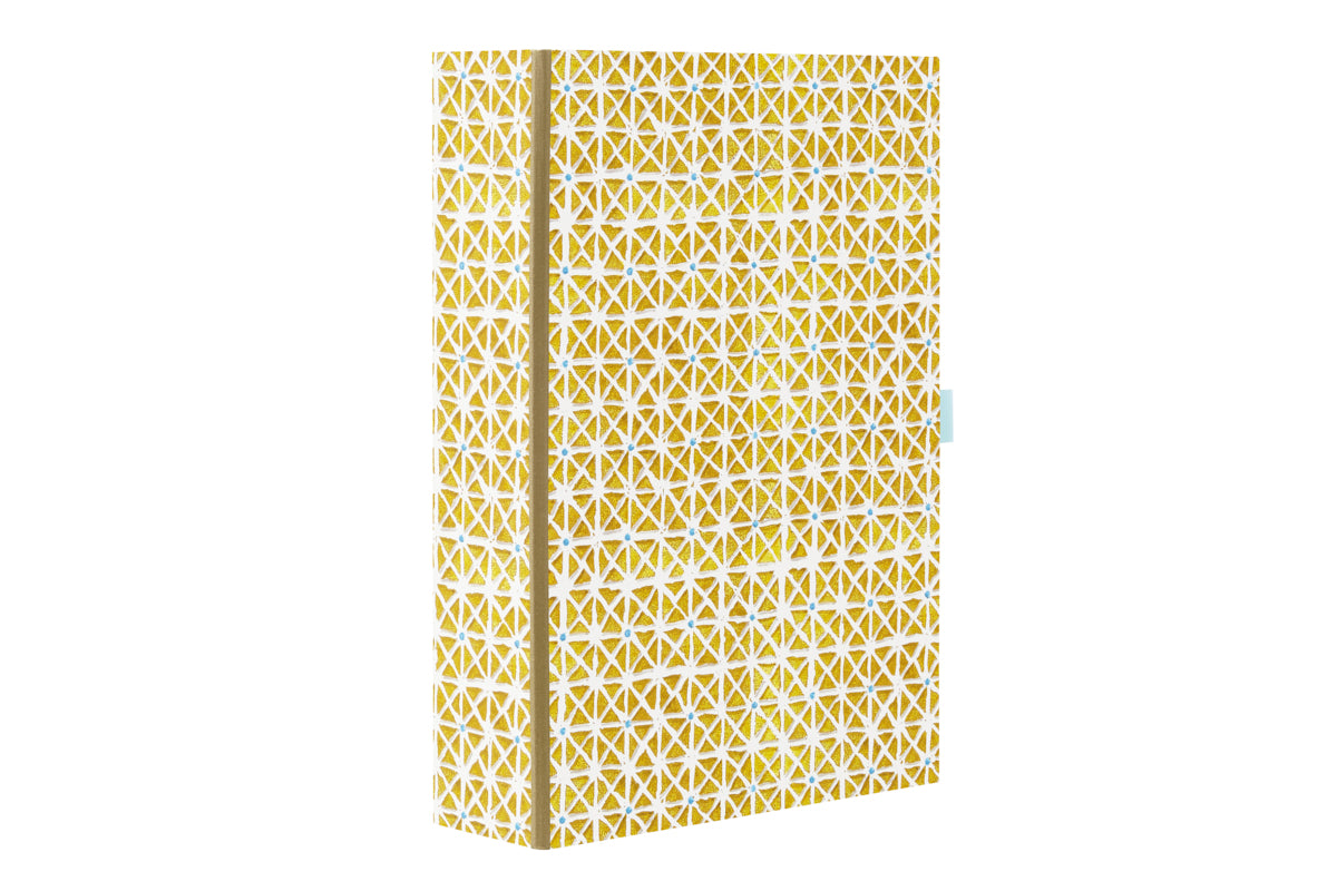 [Exterior Cover: triangles yellow gold]