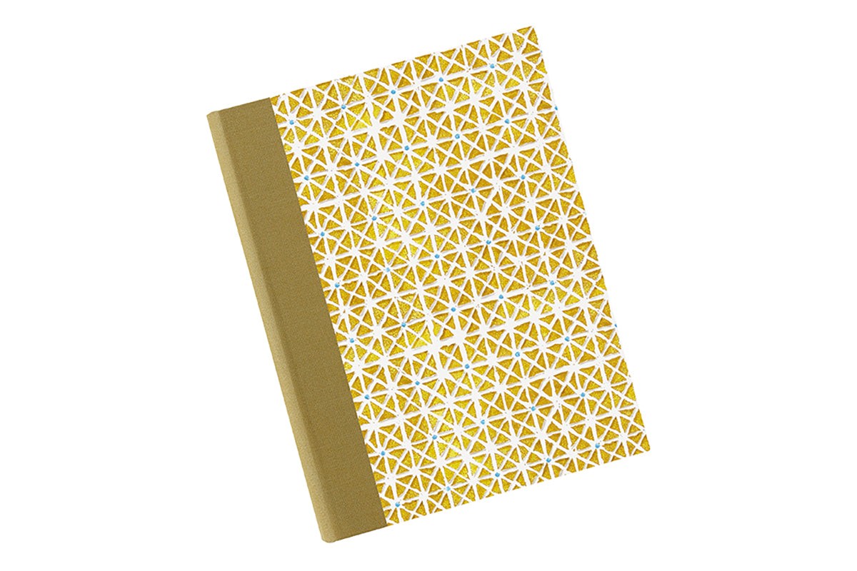  [Exterior Cover: Triangles yellow gold] 