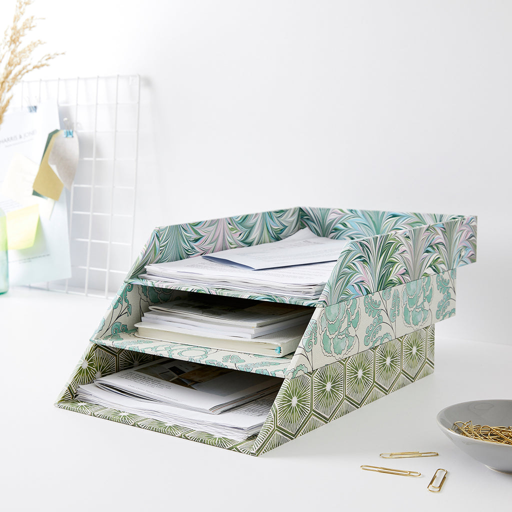 Decorative Letter Trays | Pretty Document mail trays | Stackable ...