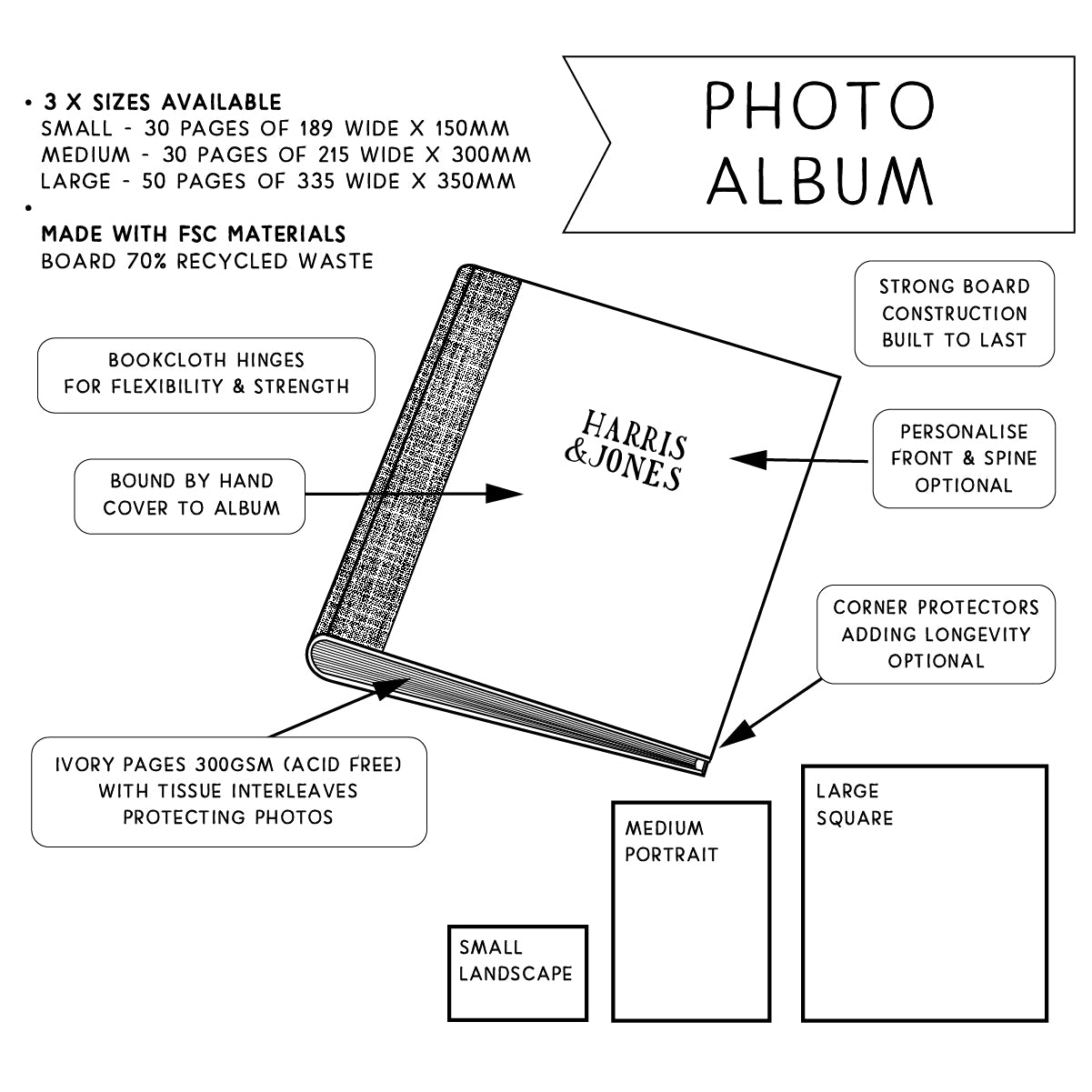Custom Paper Photo Album
