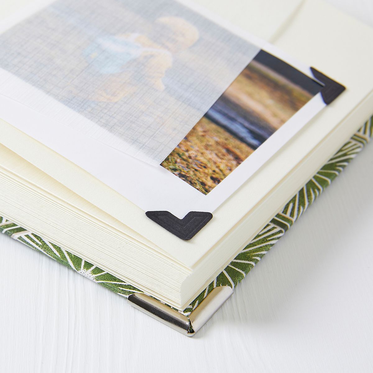 fabric covered photo album